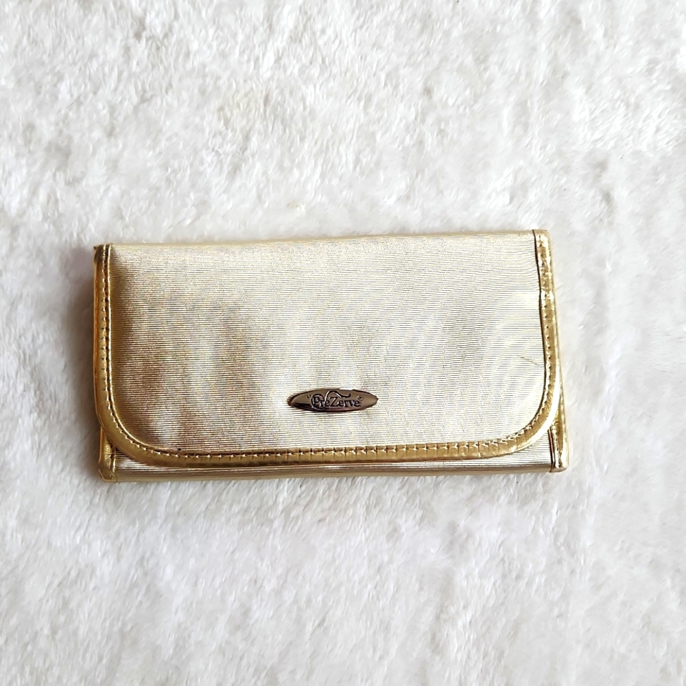 Gold Prezerve Jewelry Travel Case - Wallet Size